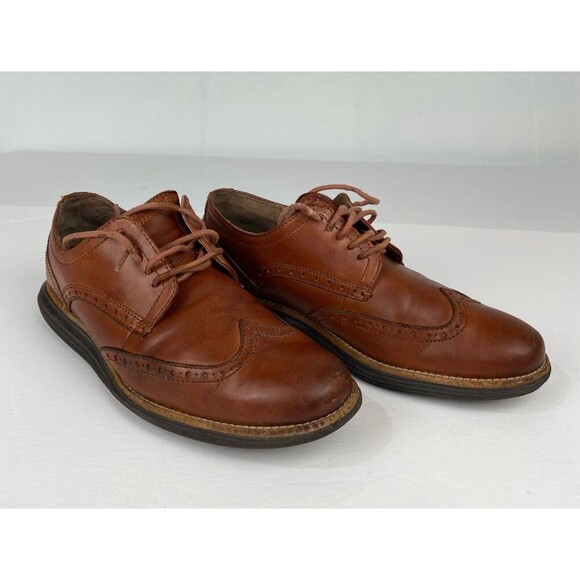 Cole Haan Original Men size 9.5 M Grand Shortwing Oxford Leather Shoes Woodbury. main image 5